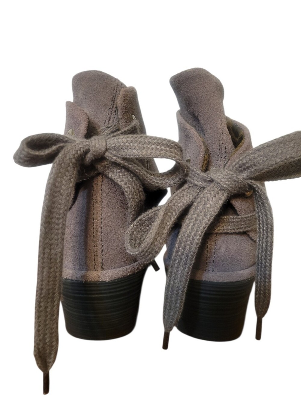 FLY London Gray Yama Ankle Wedge Boots Size 9-9.5 - Picture 3 of 7